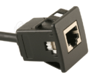 CAT 5e, Panel Mount, Snap In