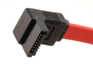 14-10030 - SATA Cable, R. Angle, Right  Polarization