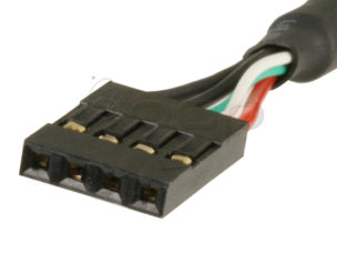 62-00188 - Panel Mnt USB A Ext. Cable Female to 4 Pos. C-Grid