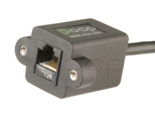 Panel Mount CAT 6 Networking Cable