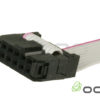 55-00107 - Panel Mount DB9 Male Serial Port with Bracket