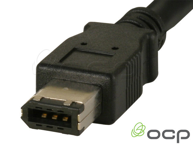 61-00119 - Firewire Cables, IEEE 1394b, 6 pos. -9 pos., Black