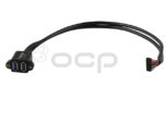 Dual Panel Mount USB 3.0 “A” to 20P Socket