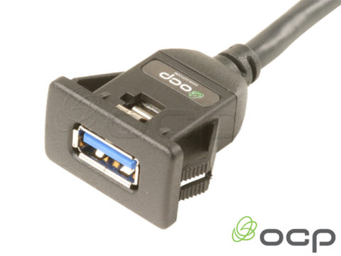 62-00208 - USB 3.0 Single Female to USB A Male Port Cable