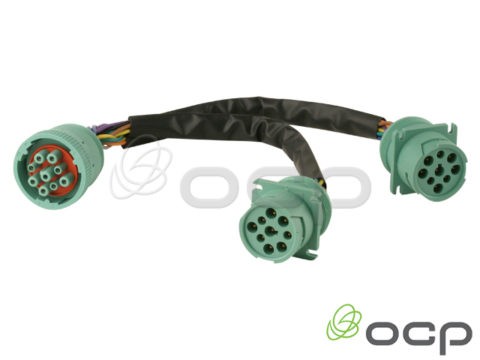 11760-03-307 - J1939 Type 2 Splitter Cable, 9 Pin Male to 2 X 9 Pin Female